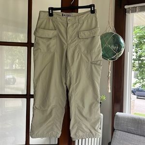 Columbia khaki capris